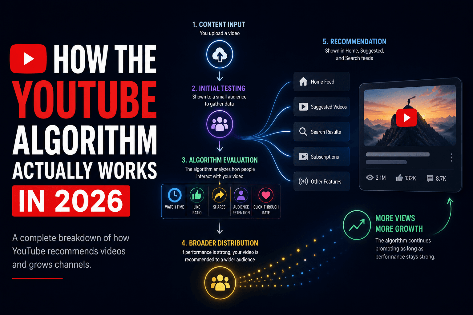 How the YouTube Algorithm Actually Works in 2026